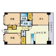フォレスト離宮若久の間取り画像