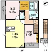 レヴェール砧の間取り画像