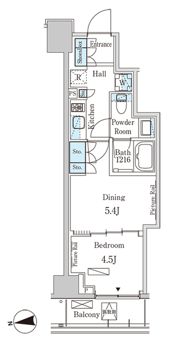 パークアクシス三番町の間取り画像