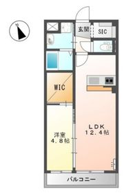 メルヴェーユ川内の間取り画像