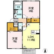 ルピナ大北Cの間取り画像