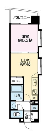 コンソラーレ同心の間取り画像