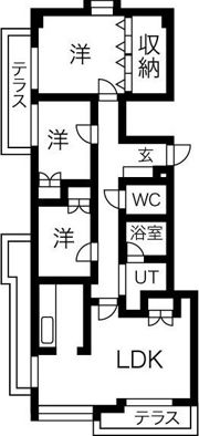 カスティーリョ南山の間取り画像