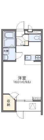 レオパレス天上野Ⅱの間取り画像