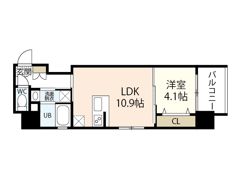 S－RESIDENCE新白島駅前の間取り画像