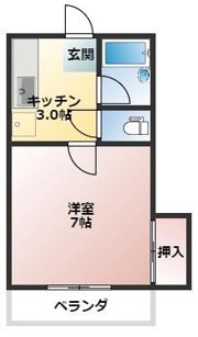 コーポ永慎の間取り画像