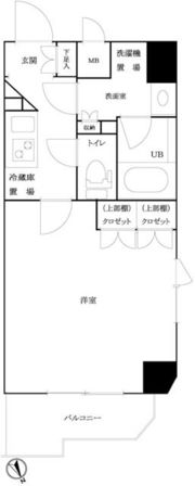 ルーブル白金高輪参番館の間取り画像