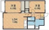フェリーク大曲の間取り画像