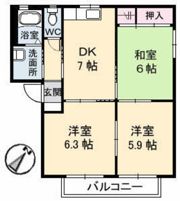 サンクレールの間取り画像