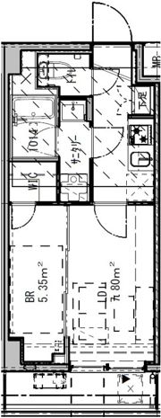 GENOVIA北千住の間取り画像
