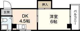 玉井ビルの間取り画像