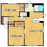 アムール半田A棟の間取り画像