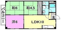 たかおマンションの間取り画像