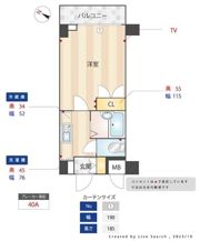 メインステージ不動前の間取り画像