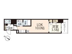 S－RESIDENCE東千田公園alesiaの間取り画像