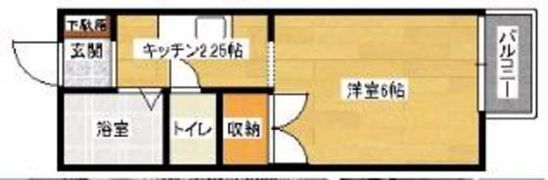 ハイムモーリスの間取り画像