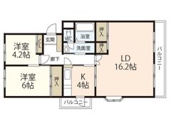 APファイン大町の間取り画像