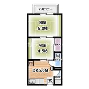 宇都宮ハイツの間取り画像