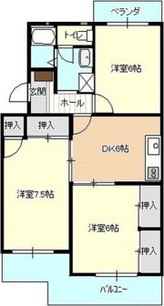 マンションハイネスの間取り画像