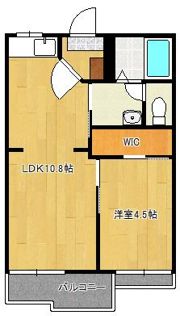 コーポラスめいこうの間取り画像