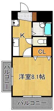 アーバンハイツ南台の間取り画像