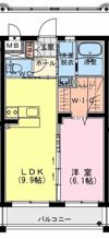 メルベージュの間取り画像