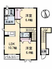 シャーメゾンマルシェ A棟の間取り画像