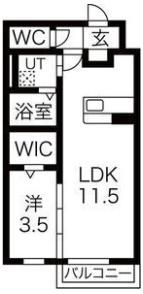 アコード勧修の間取り画像