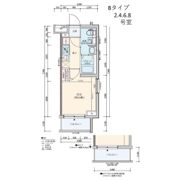 グランドロアール上新庄の間取り画像