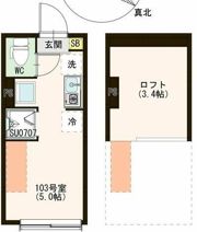 Emarie代田橋の間取り画像