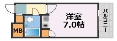 ダイアパレス塚本Ⅱの間取り画像