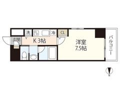 プラージュ村本の間取り画像