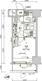 メインステージ南砂町IIの間取り画像