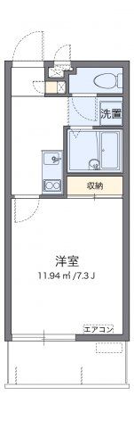 クレイノCrystal Ⅰの間取り画像