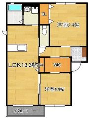 三洋タウン木屋瀬Aの間取り画像