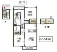 サンリーフAの間取り画像