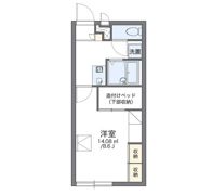 レオパレスサニーコート上東Bの間取り画像