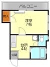 カーサ東中央の間取り画像