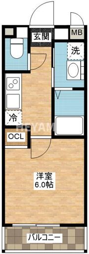 デ・クメール福田町の間取り画像