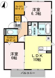 アムールⅡの間取り画像