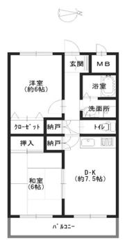 グローリー魚崎の間取り画像