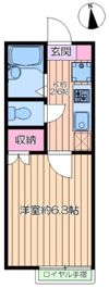 カーサーアオイAの間取り画像