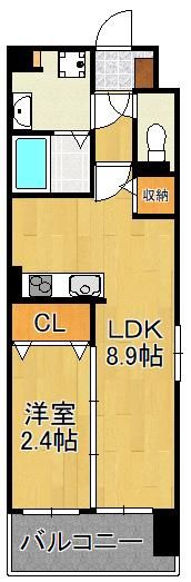 アピアランス歯大前の間取り画像