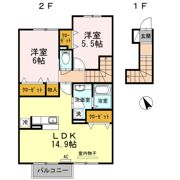 フラワーズメゾンの間取り画像