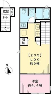 サニーヒルズの間取り画像