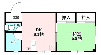 長官山ハイツの間取り画像