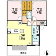 セジュール六条 A棟の間取り画像
