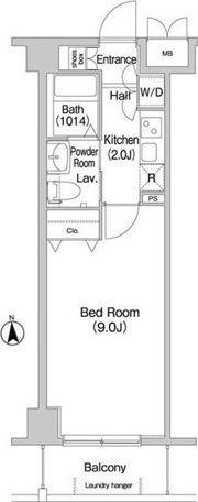 コンフォリア墨田立花の間取り画像