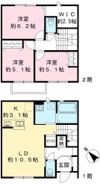 ベルフィーヌ EASTの間取り画像
