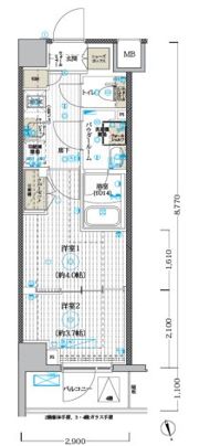 MAXIV CROSお花茶屋の間取り画像